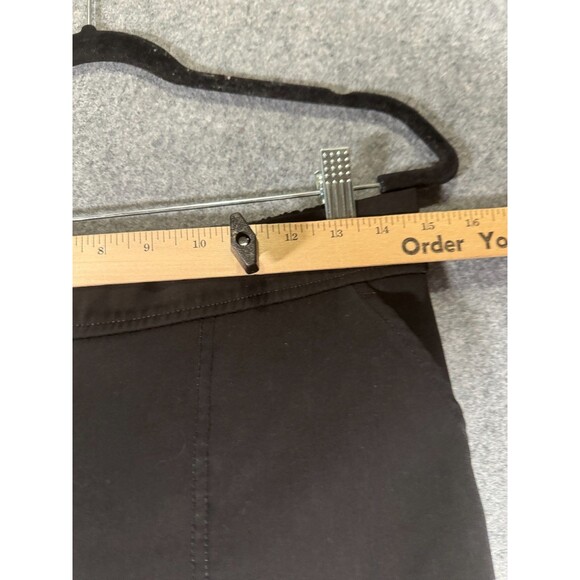 Max Studio Pants Women Large Black Pull On Wide Leg Career Office Professional - Picture 3 of 7